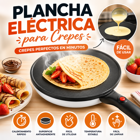 🥞 Plancha Eléctrica para Crepes