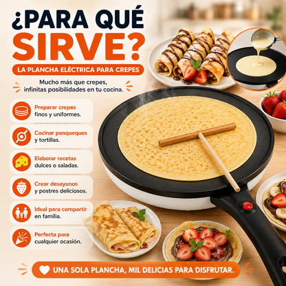 🥞 Plancha Eléctrica para Crepes
