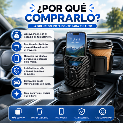 PORTAVASOS INTELIGENTE AUTOMÓVIL
