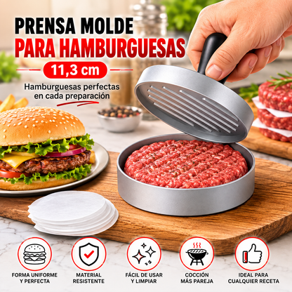 👨‍🍳 Prensa Molde para Hamburguesas