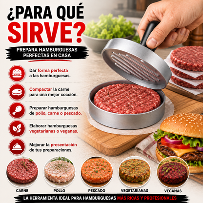 👨‍🍳 Prensa Molde para Hamburguesas