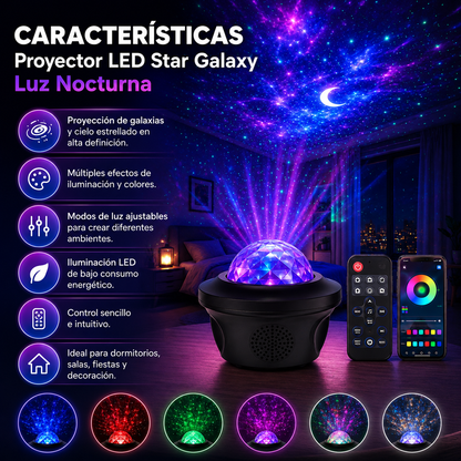 Proyector LED Star Galaxy Luz Nocturna