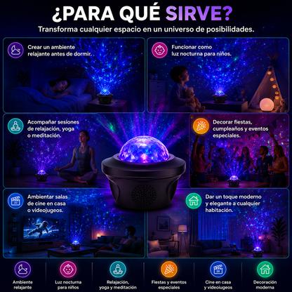 Proyector LED Star Galaxy Luz Nocturna