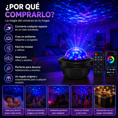 Proyector LED Star Galaxy Luz Nocturna