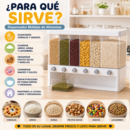 🥣 Dispensador Múltiple de Alimentos