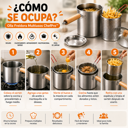 🍟 Olla Freidora Multiusos ChefPro™