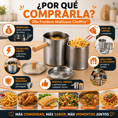🍟 Olla Freidora Multiusos ChefPro™