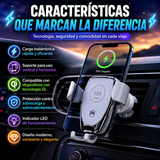 Cargador Inalámbrico con Soporte