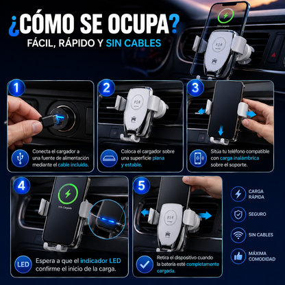 Cargador Inalámbrico con Soporte