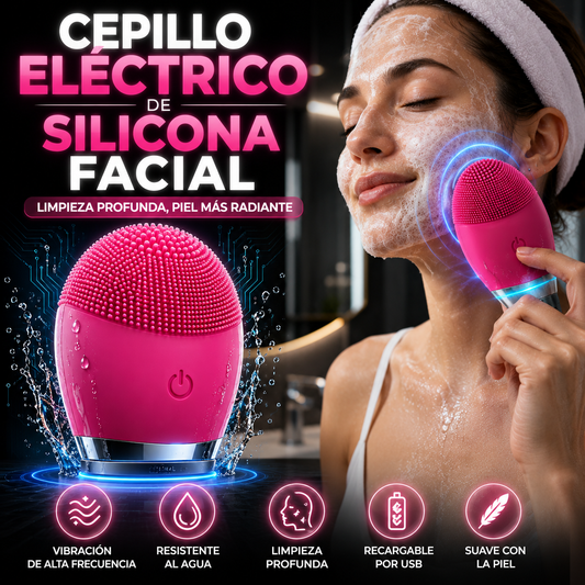 💆‍♀️ Cepillo Eléctrico de Silicona Facial