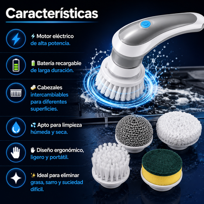 Cepillo de Limpieza Cocina Portátil Recargable