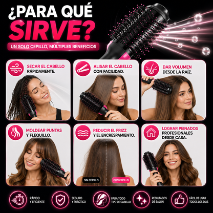 💇 Cepillo para Cabello 3 en 1
