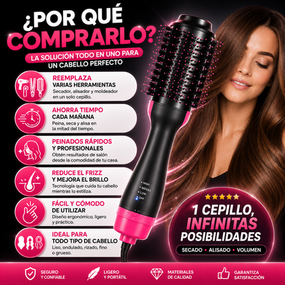 💇 Cepillo para Cabello 3 en 1