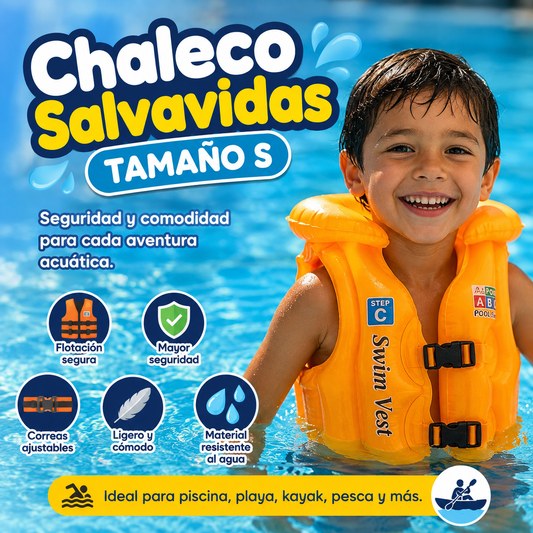 🦺 Chaleco Salvavidas Tamaño S – Seguridad y Flotación para Cada Aventura