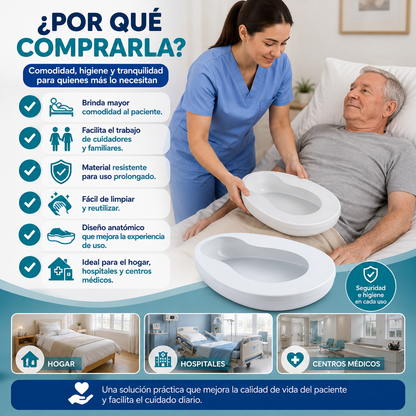 🩺 Chata Anatómica Bandeja Urinaria