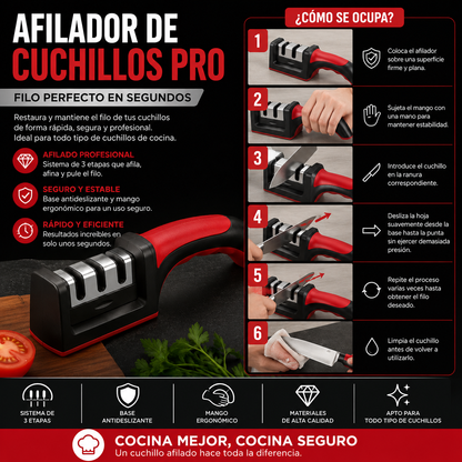 Afilador de Cuchillos Pro
