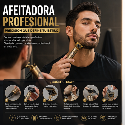 AFEITADORA, PERFILADORA Y RASURADORA T9
