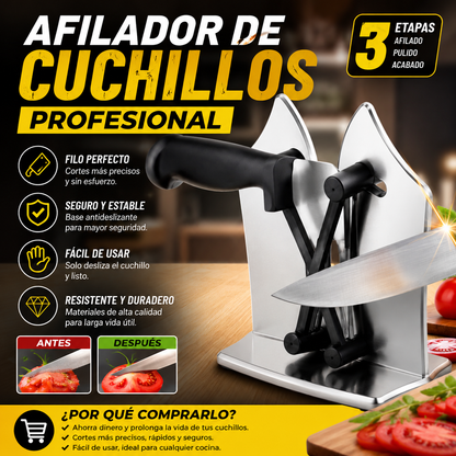 AFILADOR DE CUCHILLOS PROFESIONAL