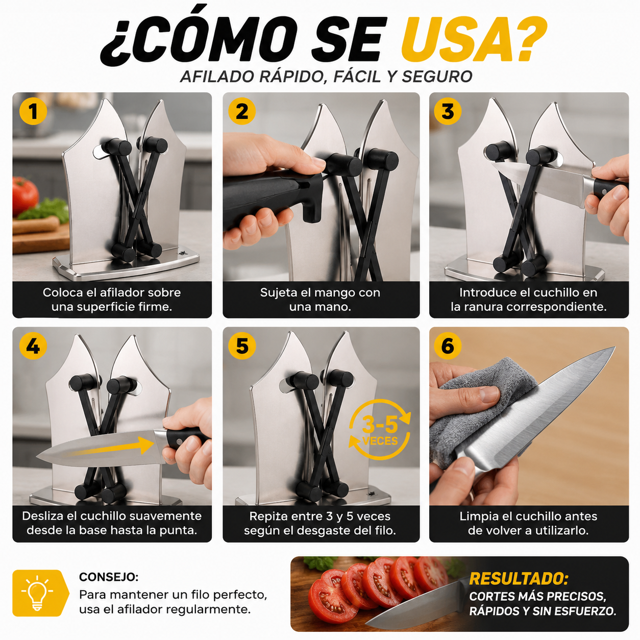 AFILADOR DE CUCHILLOS PROFESIONAL