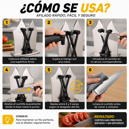 AFILADOR DE CUCHILLOS PROFESIONAL