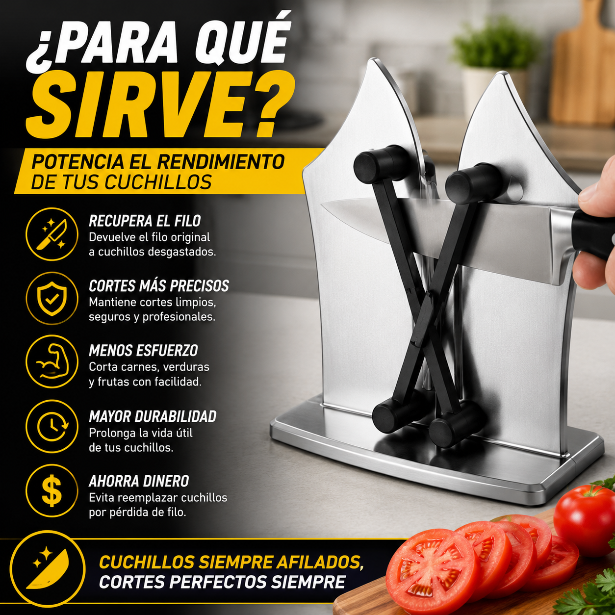 AFILADOR DE CUCHILLOS PROFESIONAL