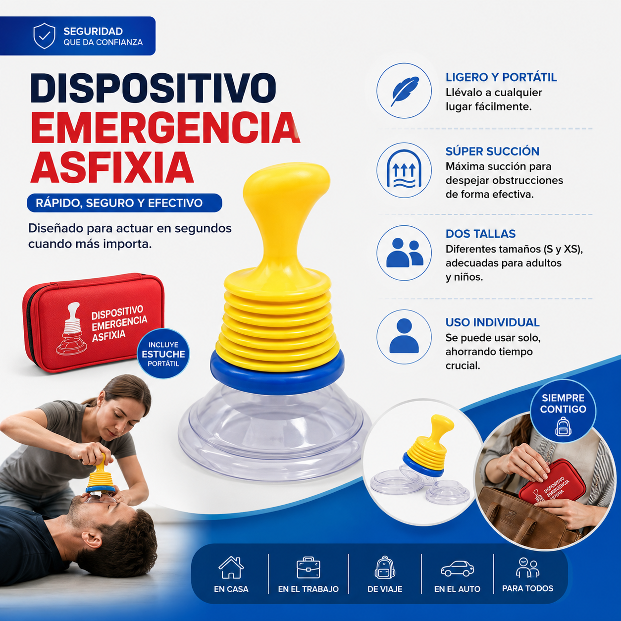 C Kit Dispositivo Emergencia Asfixia