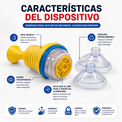 C Kit Dispositivo Emergencia Asfixia