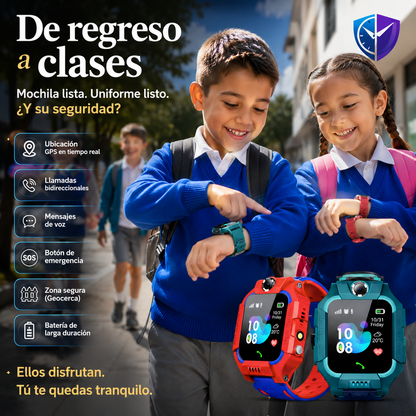 Smartwatch T55 para niños-Conectados y seguros en todo momento