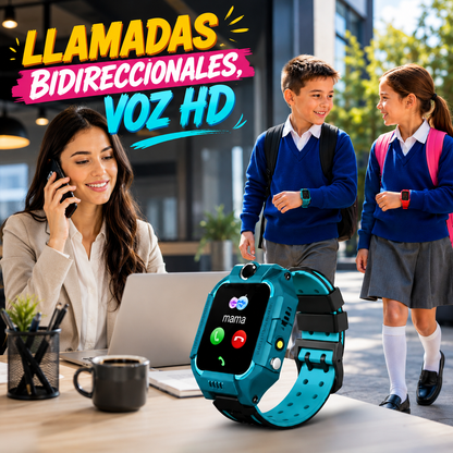 Smartwatch T55 para niños-Conectados y seguros en todo momento
