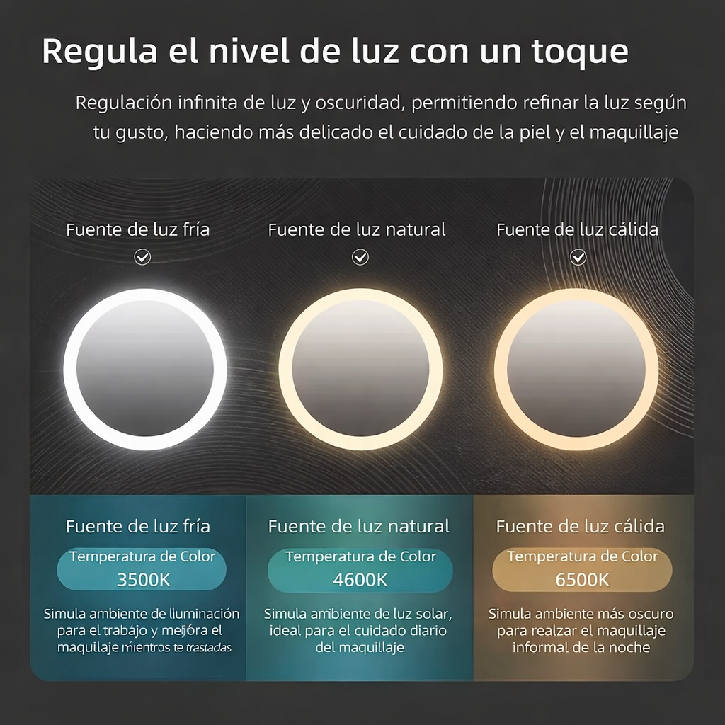 Cosmetiquero con Luz LED