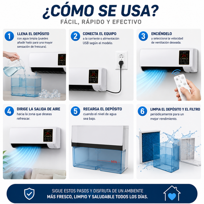 Aire Acondicionado Eficiente 2 En 1