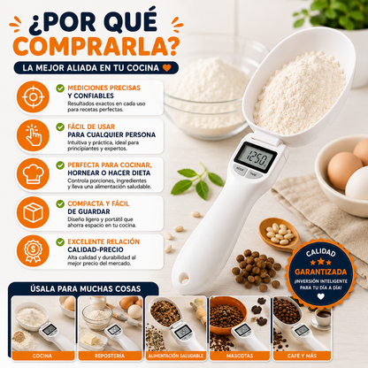 Báscula de comida electrónica LCD