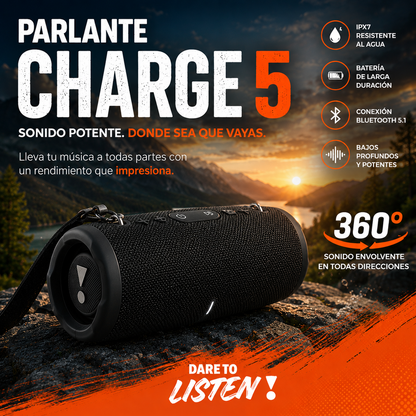 💫 ✨Parlante Estilo JBL Charge 5 DUPE💫 ✨Sonido Premium+ ENVÍO GRATIS 🚚
