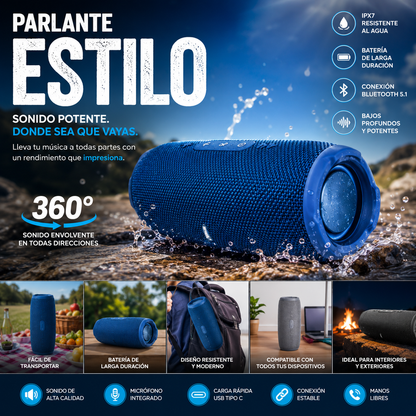 💫 ✨Parlante Estilo JBL Charge 5 DUPE💫 ✨Sonido Premium+ ENVÍO GRATIS 🚚