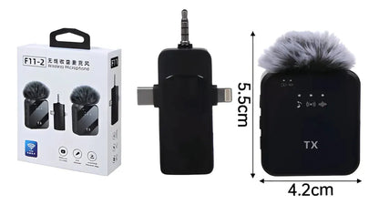 Micrófono Inalámbrico F11-2 Pro Max