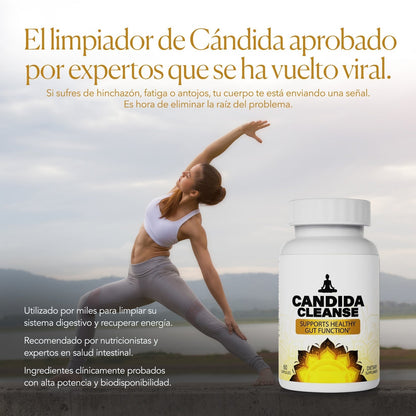 Candida Cleanse – Detox Natural para Eliminar Hongos, Hinchazón y Fatiga