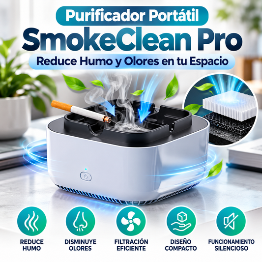 💨 SmokeClean Pro – Purificador Portátil