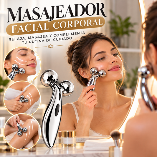 ✨ MASAJEADOR FACIAL CORPORAL – RELAJA, MASAJEA Y COMPLEMENTA TU RUTINA DE CUIDADO