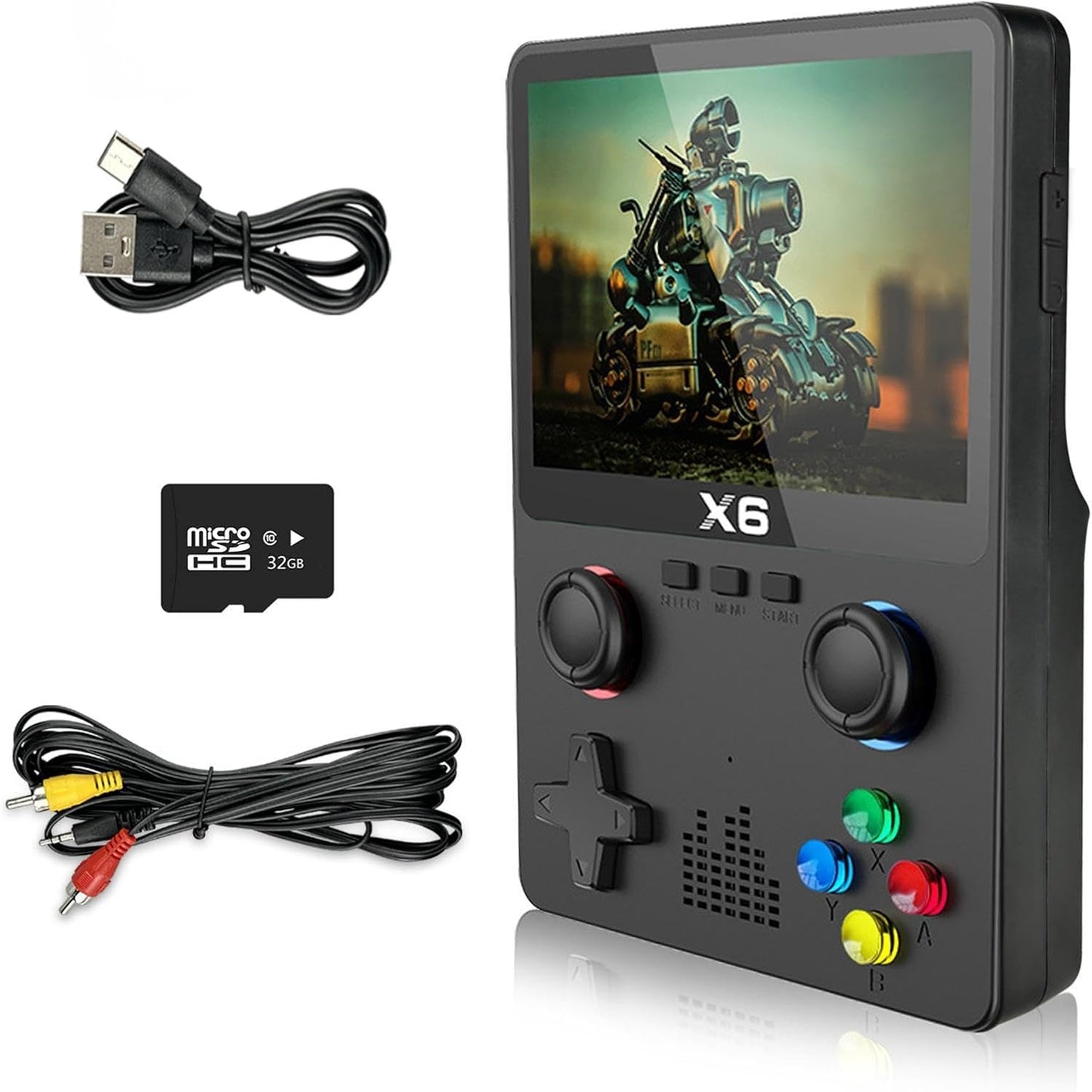 CONSOLA PORTÁTIL VIDEOJUEGOS RETRO x6