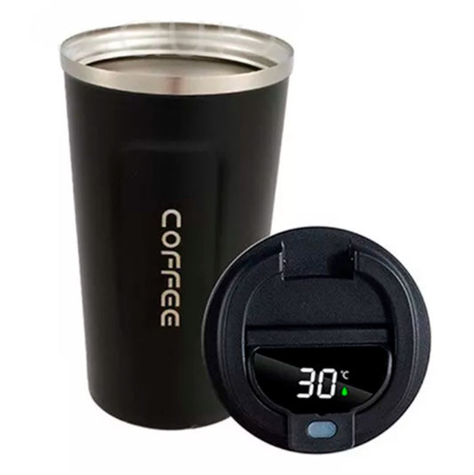 VASO TÉRMICO CON PANTALLA LED