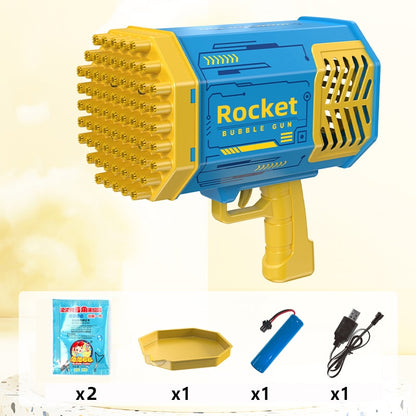 Pistola de burbujas Rocket para niños