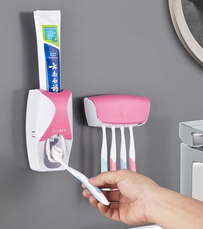 Dispensador de pasta de dientes automático