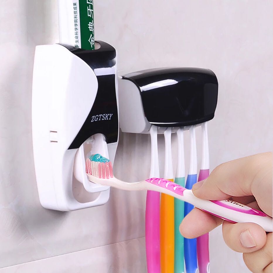 Dispensador de pasta de dientes automático