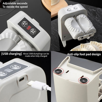 Máquina eléctrica automática para hacer dumplings, molde para prensar, Empanadas, Ravioli