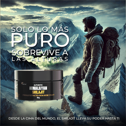 SHILAJIT DEL HIMALAYA NUTROTONIC® Orgánica Secada al Sol