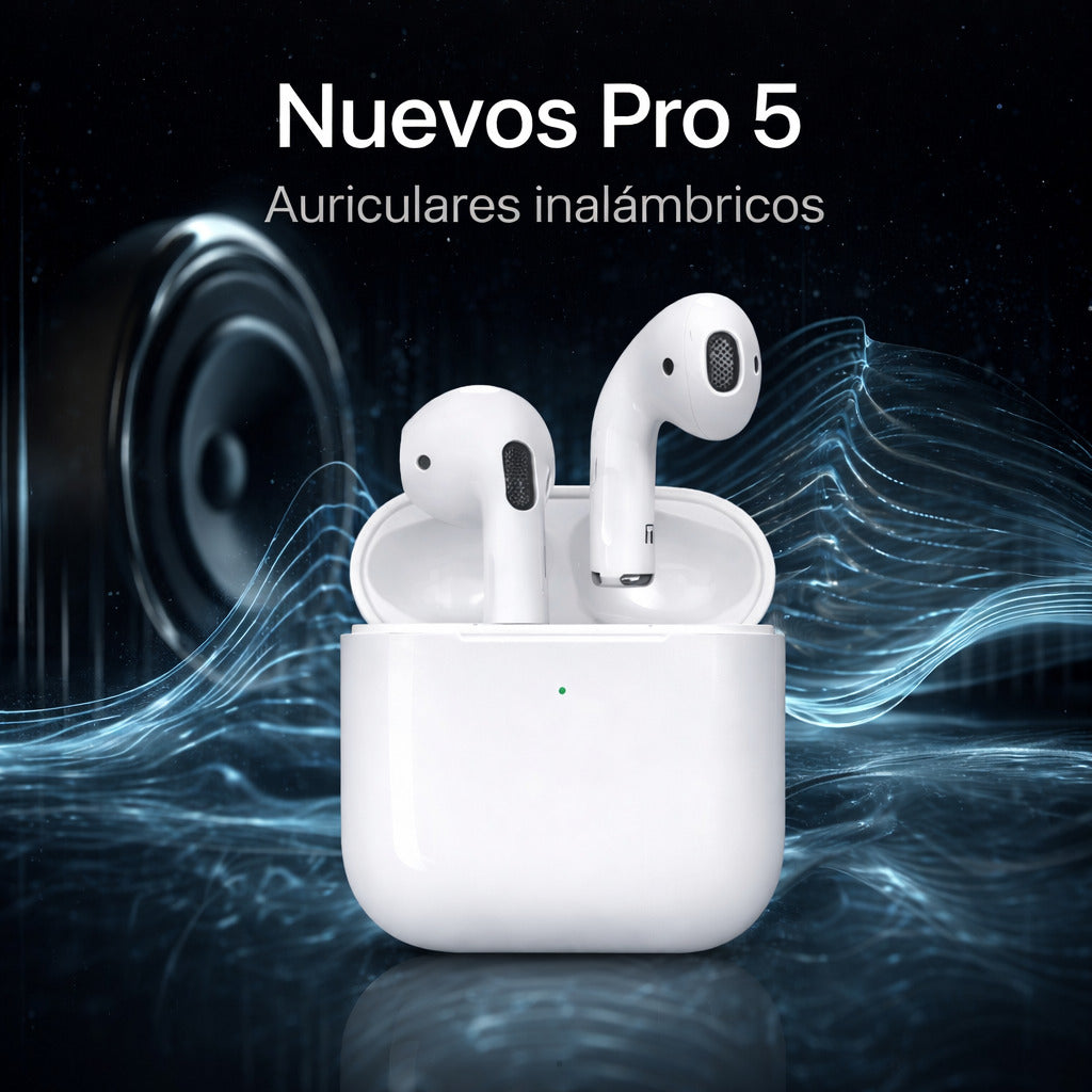 🎧 AudíFonos Bluetooth Pro 5 – TecnologíA, Comodidad Y Estilo En Tus OíDos