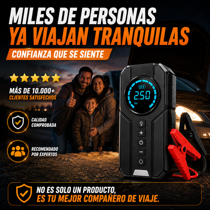 Compresor de Aire y Arrancador de Batería+ ENVÍO GRATIS 🚚