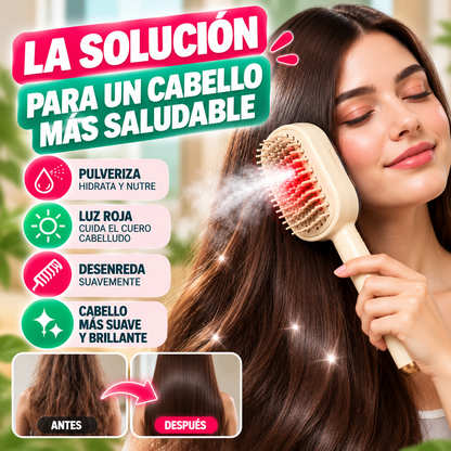 Cepillo Desenredador Capilar Vapor