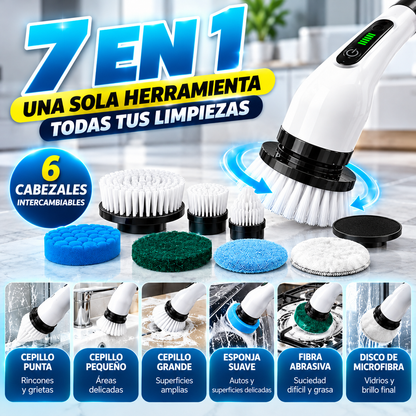 Cepillo de limpieza eléctrico multifuncional
