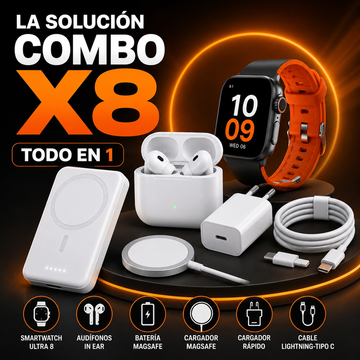 PACK X8 CONECTIVIDAD TOTAL
